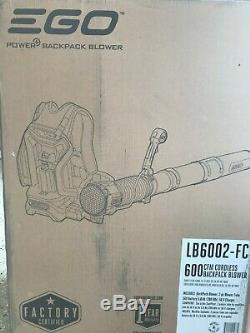 EGO Leaf Blower Backpack 145 MPH 600 CFM 56V Cordles Battery Powered LB6002