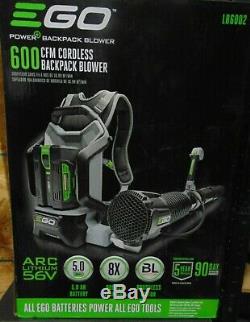 EGO Leaf Blower Cordless Backpack 56-Volt Lithium-ion 5.0Ah Var. Speed LB6002