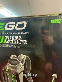 EGO Leaf Blower Cordless Backpack 56-Volt Lithium-ion 5.0Ah Var. Speed LB6002