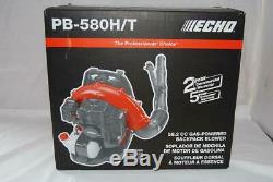Echo PB-580H/T 517 CFM 58.2 cc Gas 2-Stroke Cycle Backpack Leaf Blower with Hip Tr
