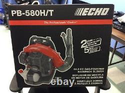Echo PB-580H/T 517 CFM 58.2 cc Gas 2-Stroke Cycle Backpack Leaf Blower with Tube