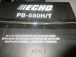 Echo PB-580H/T 58.2 CC Gas Powered Backpack Blower NEW IN SEALED BOX
