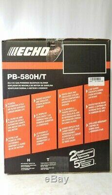 Echo PB-580H/T 58.2cc Gas-Powered Backpack Leaf Blower
