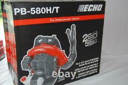 Echo PB-580T 517 CFM 58.2 cc Gas 2-Stroke Cycle Backpack Leaf Blower with Tube Tr