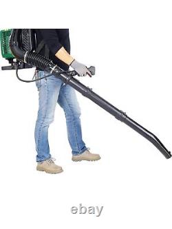 GAS 63.3cc, 2-STROKE BACKPACK LEAF BLOWER, 3.6HP 750CFM