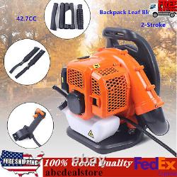 Gas Leaf Blower Backpack Gas-powered Backpack Blower 2 Strokes 42.7CC Commercial