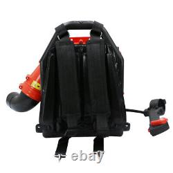 Gas Leaf Blower Backpack Gas-powered Backpack Blower Air Cooled 2-Strokes 42.7CC