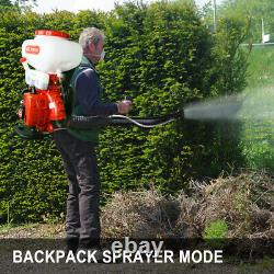 Gas Powered Sprayer Backpack Fogger Blower Duster Leaf Blower 2.45HP 2 Stroke US