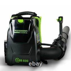 GreenWorks Commercial GBB600 82V 600 CFM Cordless Backpack Blower Bare Tool