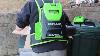 Greenworks 610 Electric Backpack Leaf Blower Review