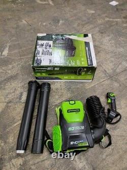 Greenworks Cordless Backpack Blower 60V Battery&charger not included (Tool only)