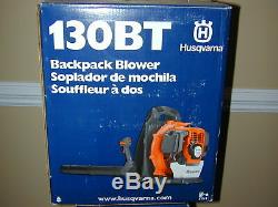 Husqvarna 130BT Backpack Gas Powered Leaf Lawn Grass Blower 1.3HP New-Not Refurb