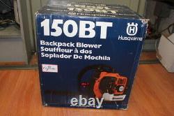 Husqvarna 150BT 50cc 2.15 HP 2 Cycle Gas Backpack Leaf Blower New Open Box
