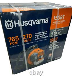 Husqvarna 150BT Gas Powered Backpack Leaf Blower 2 Cycle 51cc