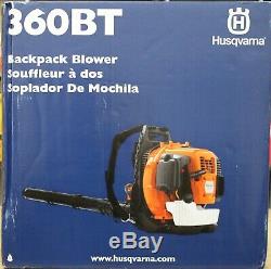 Husqvarna 360BT 6-cc 2-Cycle 232-MPH 890-CFM Gas Backpack Leaf Blower NEW