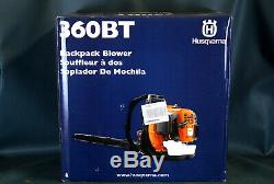 Husqvarna 360BT 65.6cc 2-Cycle 232 MPH Commercial Gas Leaf Blower Backpack NEW