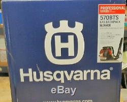 Husqvarna 570BTS 2-Cycle Gas Backpack Leaf Blower NEW OPEN BOX FREE SHIPPING