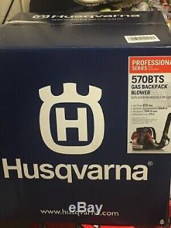 Husqvarna 570BTS 65.6cc 2-Cycle Gas Backpack Leaf Blower 236 MPH 972 CFM