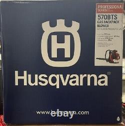 Husqvarna 570BTS Gas Backpack Leaf Blower Professional Series / NEW