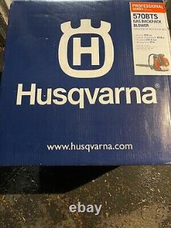 Husqvarna 570bts Gas Leaf Blower 570 BTS 2 cycle backpack yard grass 65.6cc 232