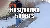 Husqvarna 580bts Backpack Blower Blowing 4 Of Snow