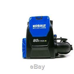 Kobalt 80-Volt 580 CFM 145 mph Cordless Electric Backpack Leaf Blower -Tool Only