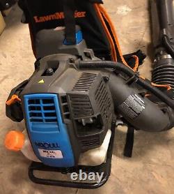Lawnmaster Backpack Leaf Blower 175 MPH 470 CFM 31cc Gas Electronic Start Garden