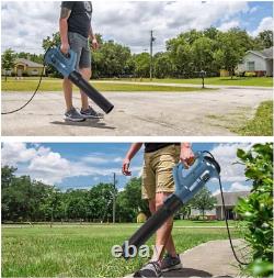 Leaf Blower, Lawn Blower Electric with 6+Max Variable Speeds, Quick Installation