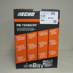 NEW ECHO 233 MPH 63.3cc Gas 2-Stroke Backpack Leaf Blower PB-755ST