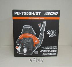 NEW ECHO PB-755ST Gas 2-Stroke Backpack Leaf Blower with Tube Throttle