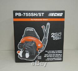 NEW ECHO PB-755ST Gas 2-Stroke Backpack Leaf Blower with Tube Throttle