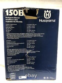 NEW Husqvarna 150BT 50-cc 2-Cycle 251-MPH 692-CFM Gas Backpack Leaf Blower