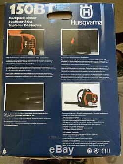 NEW Husqvarna 150BT 50-cc 2-Cycle Gas Backpack Leaf Blower