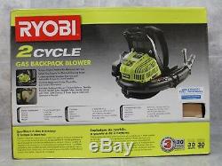 NIB Ryobi RY08420B 2-Cycle 510CFM 185MPH Gas Backpack Leaf Blower