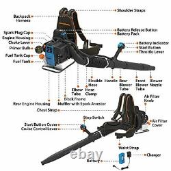 NPTBL31AB No-Pull Backpack Leaf Blower, Gas-Powered with Electric Start, 31 CC