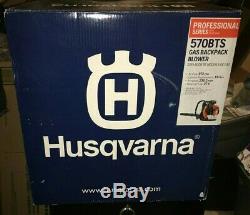 New Sealed Husqvarna 570BTS Gas Backpack Leaf Blower