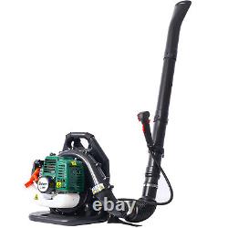 Osakapro 52Cc 2-Cycle Gas Backpack Leaf Blower with Extention Tube Green