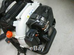 Pre-owned! Tested! Works good! Echo backpack leaf blower PB-403T
