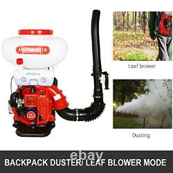 Pumplus 5.5 Gallon Gas Powered Sprayer Backpack Fogger Blower Duster Leaf Blower