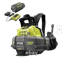 RYOBI Cordless Backpack Leaf Blower Battery Charger 40-Volt New? Nice