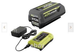 RYOBI Cordless Backpack Leaf Blower Battery Charger 40-Volt New? Nice