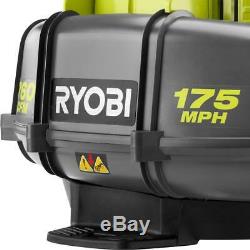 RYOBI Gas Backpack Leaf Blower 175 MPH 760 CFM 38cc Adjustable Speed