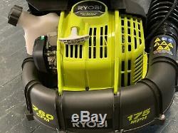 RYOBI RY38BP 175 MPH 760 CFM 38cc Gas Backpack Leaf Blower READ! #1