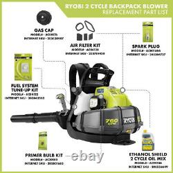 RYOBI RY38BP Gas Powered 2-Cycle Backpack Blower 175 mph 760 CFM