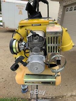 Rare John Deere 40cc Back Pack Blower Leaf Grass Vintage Japan Two Cycle Gas