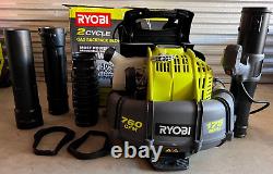 Ryobi 175 MPH 760 CFM 2 Cycle Backpack Blower