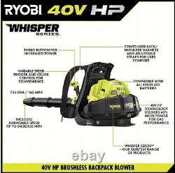 Ryobi 40V HP Brushless Whisper Series Backpack Blower Kit (RY404170VNM)