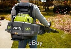 Ryobi Backpack Leaf Blower 175 MPH 760 CFM 38cc 2-Cycle Gas Adjustable Speed