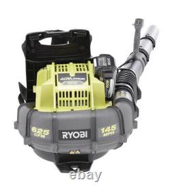 Ryobi RY40440 145 MPH 625 CFM 40-VoltLithium Backpack Leaf Blower TOOL ONLY
