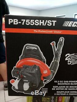 SEALED BOX ECHO 233 MPH 63.3cc Gas 2-Stroke Backpack Leaf Blower PB-755ST NEW